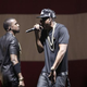 Kanye West and Jay Z perform at a concert during their Watch the Throne tour June 1, 2012, in Paris.
GUILLAUME BAPTISTE/AFP/GettyImages